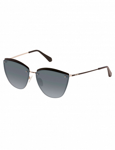 Sonnenbrille mit grauen Gläsern von Balmain, schwarz