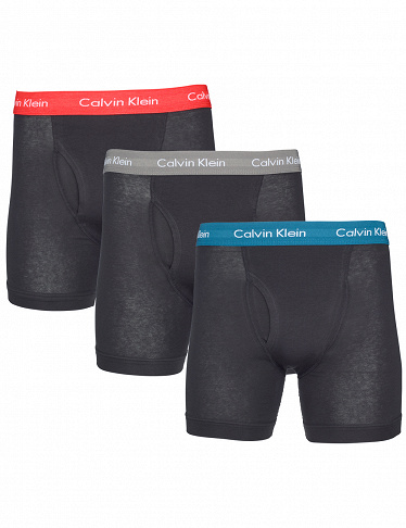 Calvin Klein Boxer, lang, 3er-Pack