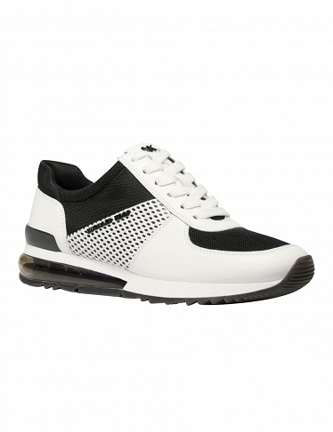 Michael Kors Sneakers mit Schnürsenkel, schwarz/weiss
