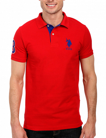 T-Shirt für Herren, US Polo ASSN, rot