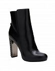Guess, bottines Dodie Leather Low Boot, noir