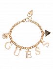 Guess bracelet Gold-Tone Logo Link Bracelet