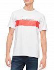 Calvin Klein T-shirt homme, blanc-rouge