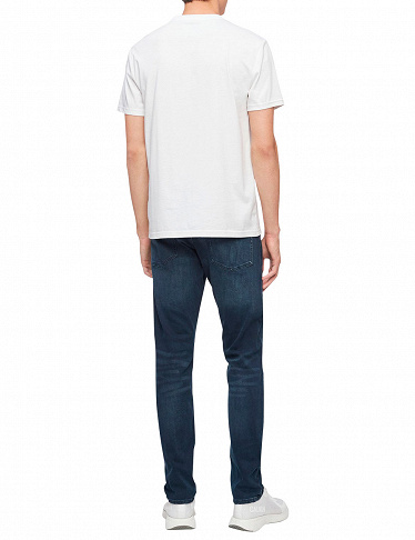 Calvin Klein T-Shirt Herren, weiss-rot | T-Shirts