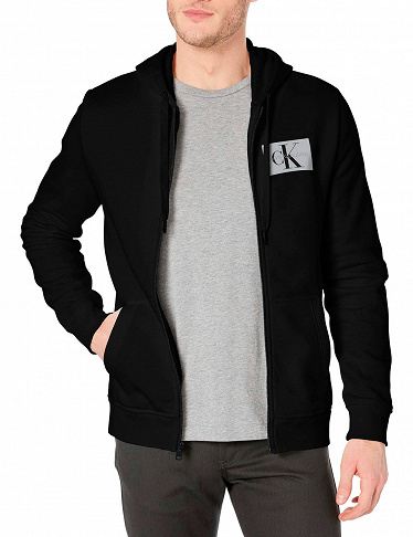 Calvin Klein Sweatshirt für Herren mit Logo, schwarz