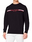 Tommy Hilfiger pull pour homme, navy pur coton
