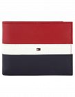 Tommy Hilfiger Portefeuille cuir, tricolore, RFID
