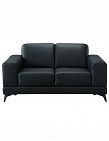 Sofa 2-Sitzer «Tiena», B 153 cm, schwarz