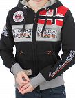 Geographical Norway Expedition Sweat Femme « Flyer Lady », noir