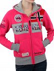 Geographical Norway Expedition Sweat Femme « Flyer Lady », fuchsia