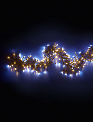 Lichterkette mit 384 warmweissen LEDs, 2,8 m