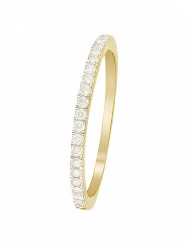 Artisan Joaillier Ring «Alliance Délice», Gelbgold/Diamanten