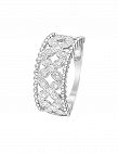 Artisan Joaillier Ring «Dahlia», Weissgold/Diamanten