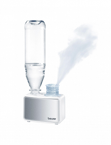Beurer Mini Luftbefeuchter «LB 12» + 2 Adapter für Wasserflaschen