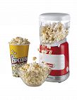 Ariete Machine à popcorn rétro, rouge/blanc