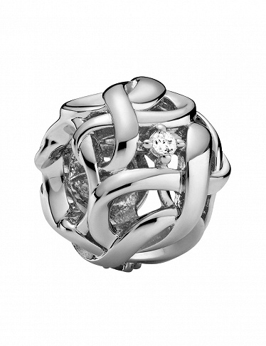 Pandora Schmuckstück «Woven Infinity», Silber