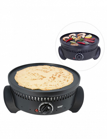 Nouvel® Switzerland Crêpes + Grill Multifunktion 3-in-1