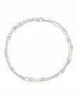 COMPTOIR DU DIAMANT Bracelet «Voie lactée», or blanc/diamant