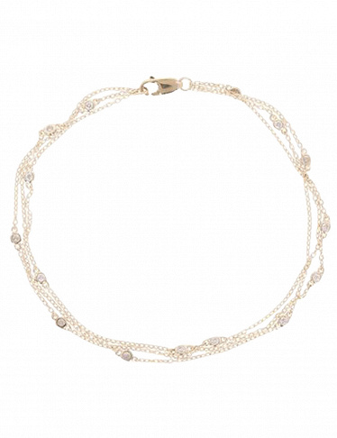 Comptoir du Diamant Bracelet «Voie lactée», Gelbgold/Diamant