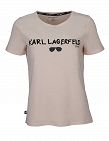 KARL LAGERFELD T-Shirt für Damen, puderrosa