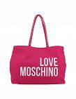 Love Moschino Sac à main, en tissu, rose