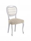 2 Housses pour chaise standard «Roc», dos: La 38-46 x H 41-56 cm, assise:  La 41-56 x P 38-48 cm , naturel