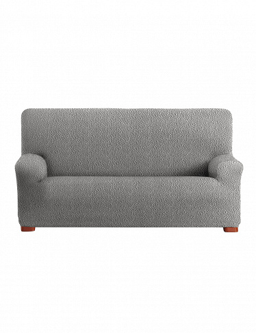 Überzug für Sofa 3-Sitzer «Roc», B 180-210 cm, grau