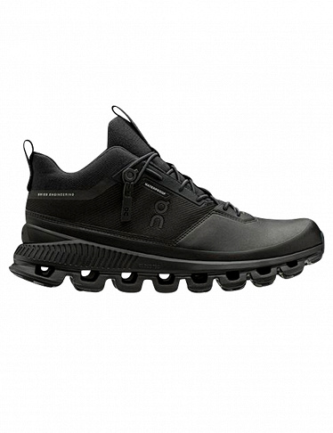 ON Damen-Sneakers«Cloud Hi Waterproof», schwarz