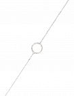 Artisan Joaillier Bracelet «Cercle», or blanc/diamant