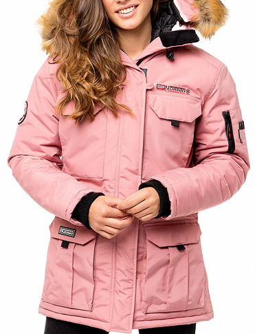Geographical Norway Expedition Damenparka «Alpen», rosa