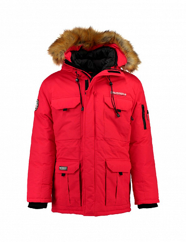 Geographical Norway Herrenparka «Bottle», rot