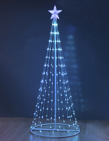 Leuchtender Tannenbaum «Magische Pyramide», NEUE EFFEKTE, 220 LEDs