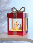 Dekoration «Geschenkbox», LED-Licht, rot