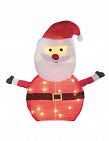 Leuchtender Weihnachtsmann, 30 LEDs, H 73 cm, zusammenlegbar