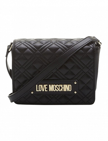 Love Moschino gesteppte Handtasche, schwarz
