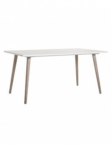 Tisch «Scandy», L 160 x B 90 x H 75 cm, holzfarben/weiss