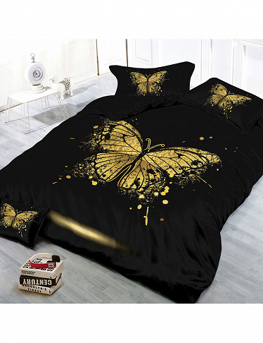 Duvetbezug «Butterfly» 160 x 210 cm + Pfulmenbezug 65 x 100 cm