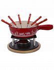 Rotel Set fondue «Classic F05010», 9 pièces, rouge