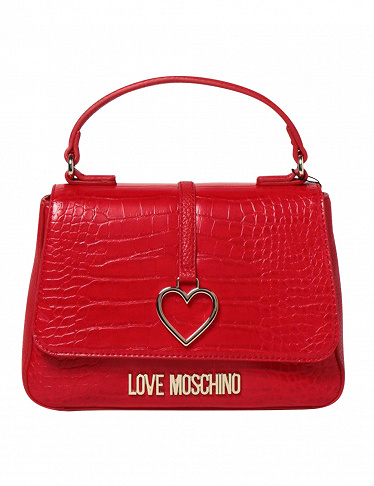 Love Moschino Handtasche aus Kunstleder, rot