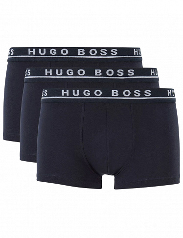 HUGO BOSS Boxer, 3er-Pack, navy