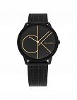 Image of Calvin Klein Herrenuhr, schwarzes Armband aus Edelstahl