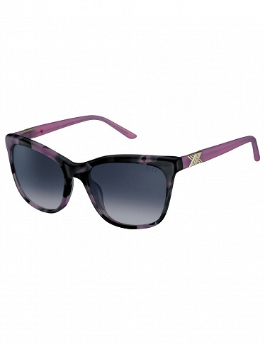 ELLE Damen-Sonnenbrille, Ø 54 mm, rosa/schwarz