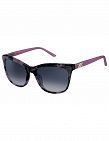 ELLE Damensonnenbrille, Ø 54 mm, rosa/schwarz