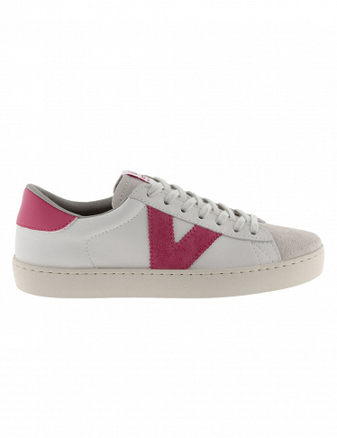Victoria Sneakers «Fresa», weiss/rosa