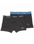 Kappa Boxers, pack de 2, bleu + noir