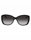 LONGCHAMP Damensonnenbrille, schwarz/weiss/grau