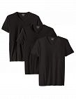 EMPORIO ARMANI Herren T-Shirt, 3er-Pack, schwarz