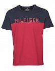 TOMMY HILFIGER T-shirt, rouge/noir