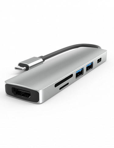 USB-C Adapter «MO-UH421», 6-in-1