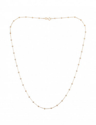 Diamanta Halskette «Boules», Gelbgold